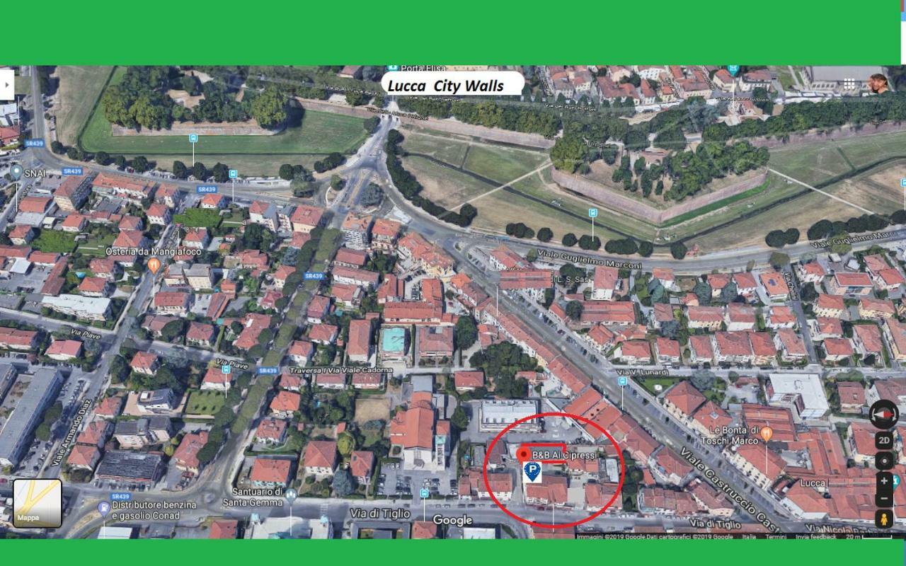 B&B Ai Cipressi Lucca Eksteriør bilde